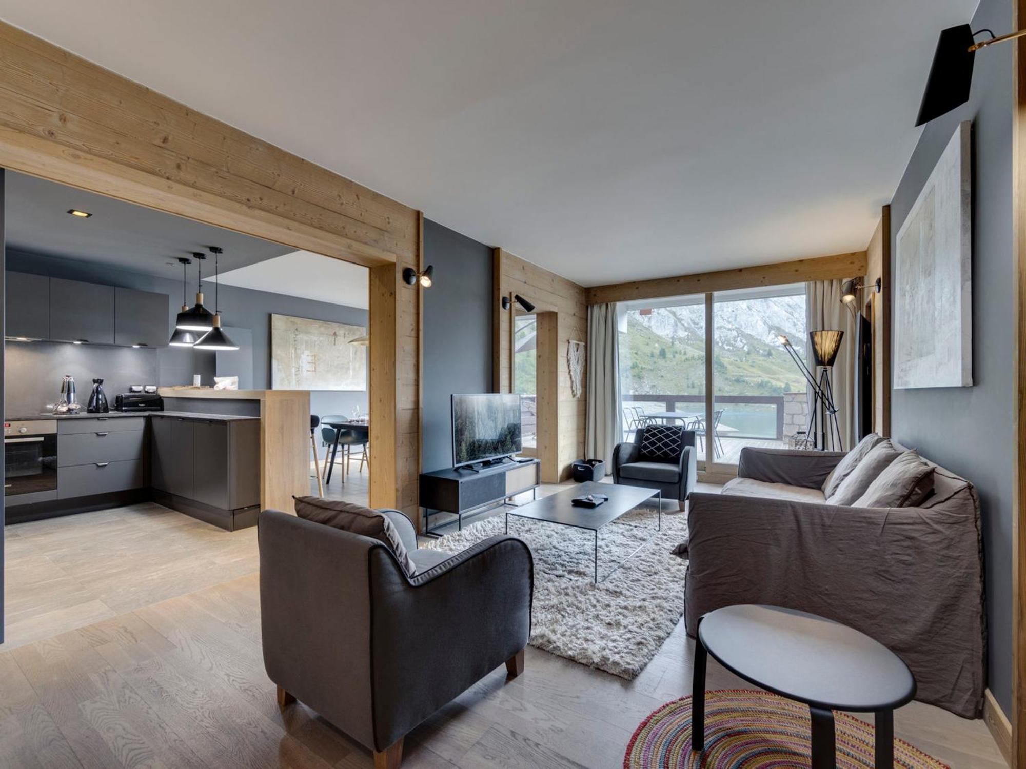 Le Lac: 4 Pieces, 6 Pers, Wifi, Linge Inclus - Fr-1-641-80 Апартаменты Тинь
